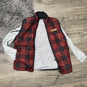 Boys Sweater w/plaid vest set (10/12)